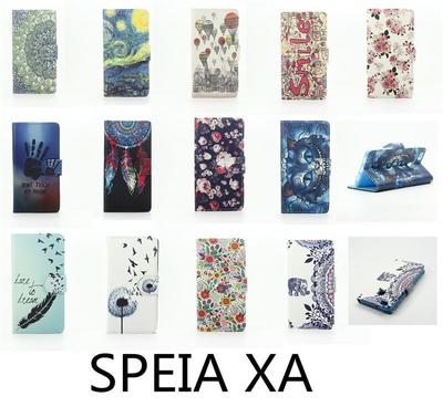 现货索尼Xperia XA手机皮套 彩印图与印花钱包的完美结合的通讯利器